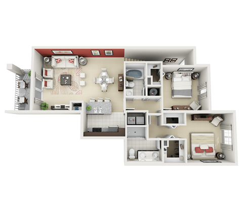 5401 Wiles Road 1-3 Beds Apartment for Rent - Photo Gallery 54